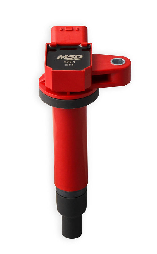 MSD 8221 Ignition Coil Blaster Series, Red, Individual