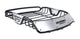 Go Rhino SR10 Roof Rack - Tubular Rack & Cross Bar Clamps | Mild Steel, Textured Black, L: 60" x W: 40" x H: 6" | 59017T