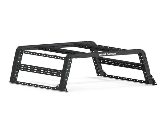 Road Armor 520BRS52B-OVLD Treck Bed Rack System; Rear Strap; Upper and Lower; Incl. Bracket Kit;