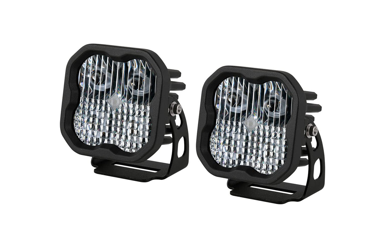 Diode Dynamics SS3 SAE/DOT White Sport LED Pod (pair), Combo with Amber Backlight