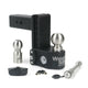 Weigh Safe Steel Drop Hitch - Adjustable Trailer Hitch with Ball Mount - Designed for 2.5" Receivers - Includes 2 Tow Balls - 6" Drop Hitch, 22,000 lbs GTW, 2-Piece Lock Set