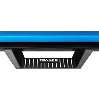 compare product TrailFX Drop Hoop Nerf Bars with Drop Down Steps for Jeep Wrangler JK 4 Door 2007-2018 Matte Black Powder Coated Steel Rocker Panel Mount with Mounting Hardware TrailFX DHS012B