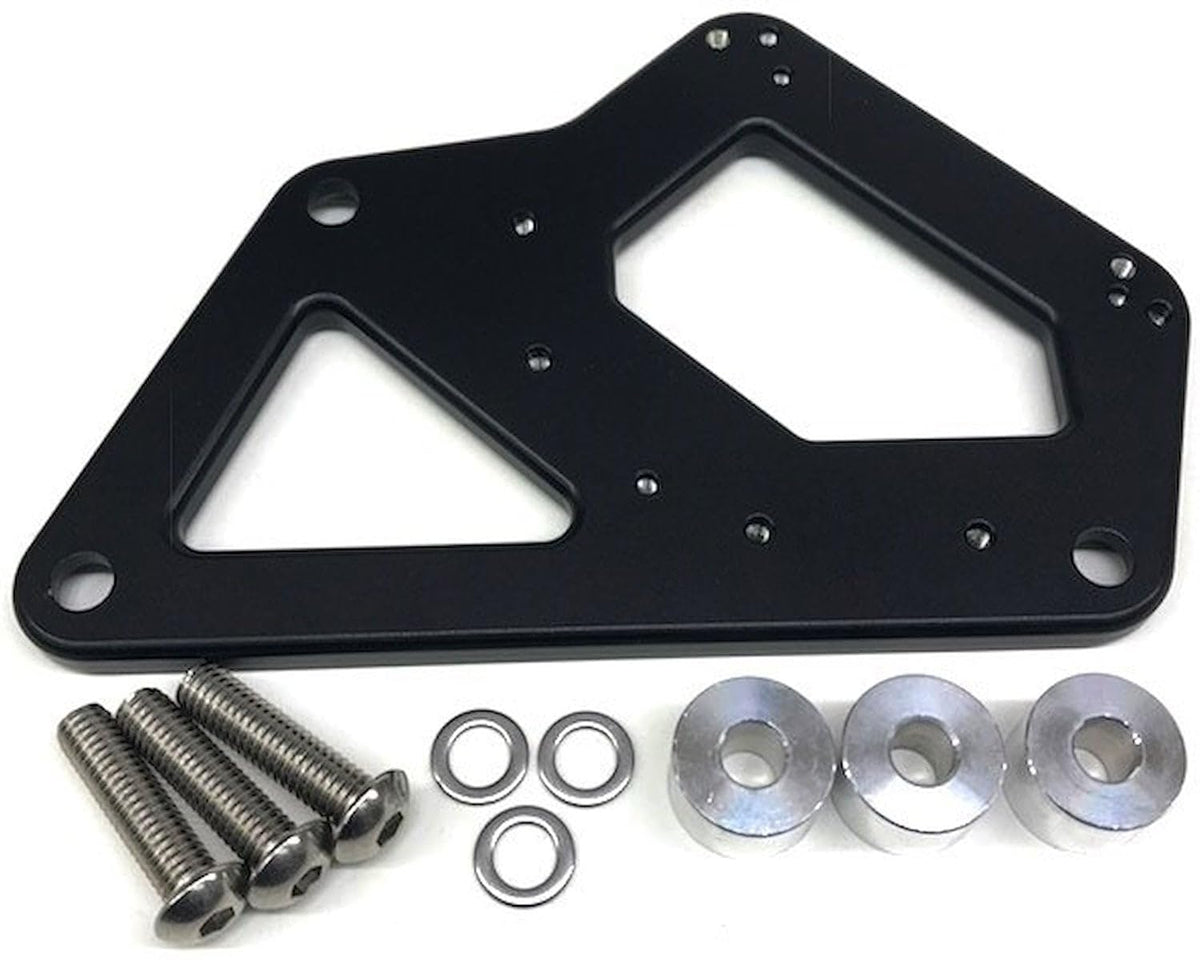 Black Billet Coil Mounting Bracket for BBC by Drag Race Solutions