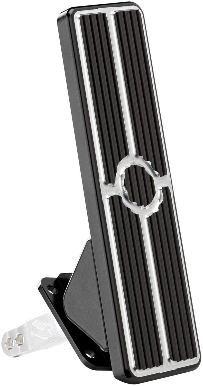 Billet Specialties 199175 Rectangle Gas Pedal Assembly, Black