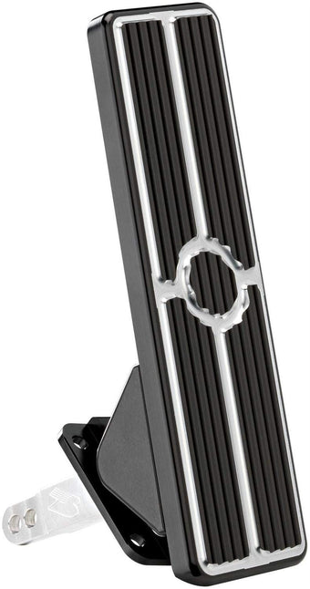 compare product Billet Specialties 199175 Rectangle Gas Pedal Assembly, Black