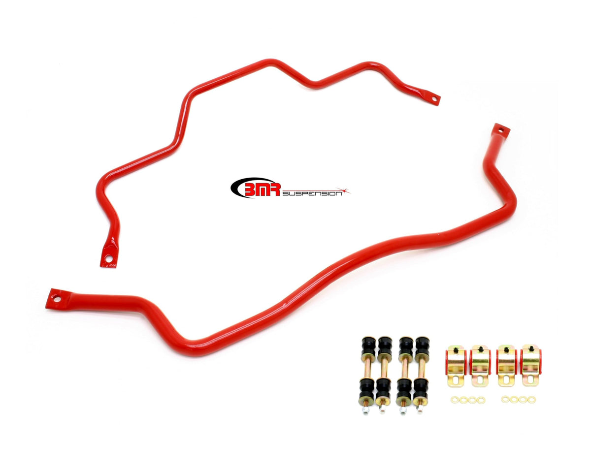 Sway bar kit with bushings, front (SB001R) and rear (SB003R)