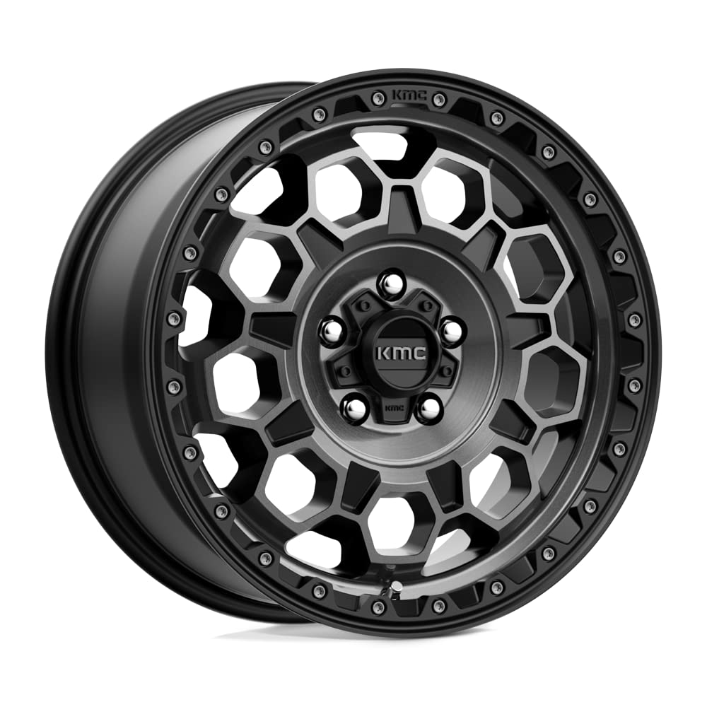 KM545 17X9 5X5.0 S-BLK GTCC -12MM 1 Wheel