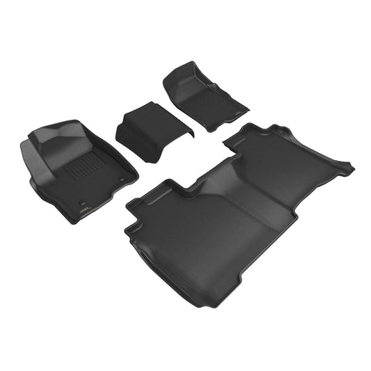 3D MAXpider Kagu Floor Mat for Chevrolet Silverado Double Cab 2025-2026