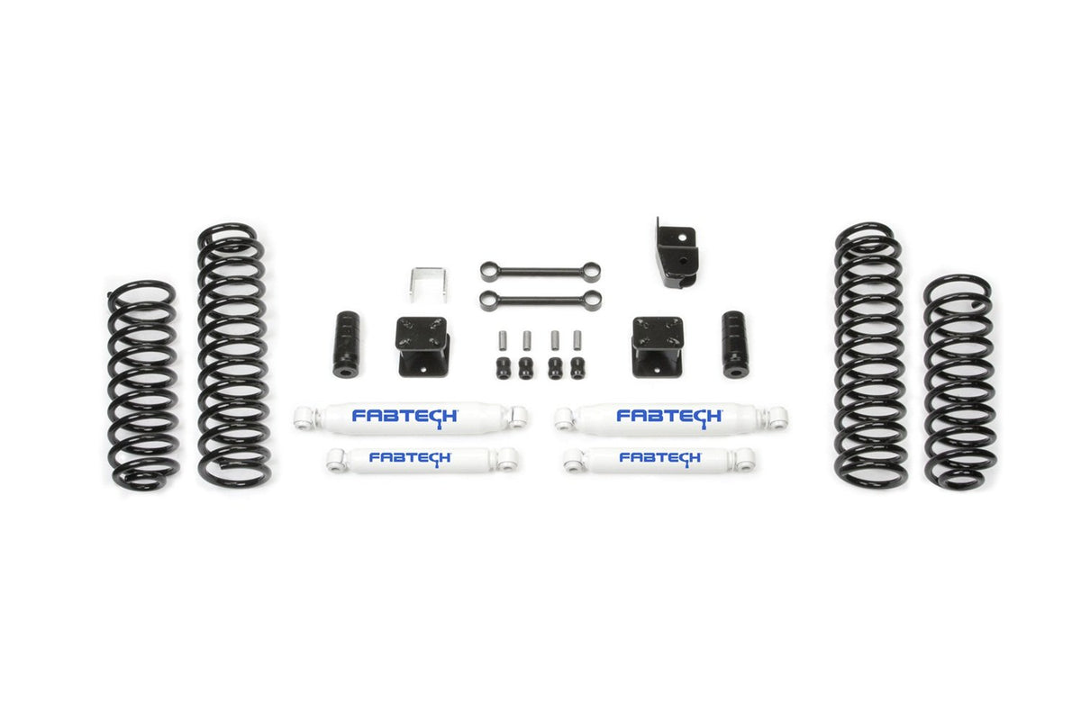 Fabtech K4047 Budget Lift System w/Shock w/Performance Shocks 3 in. Lift Budget Lift System w/Shock