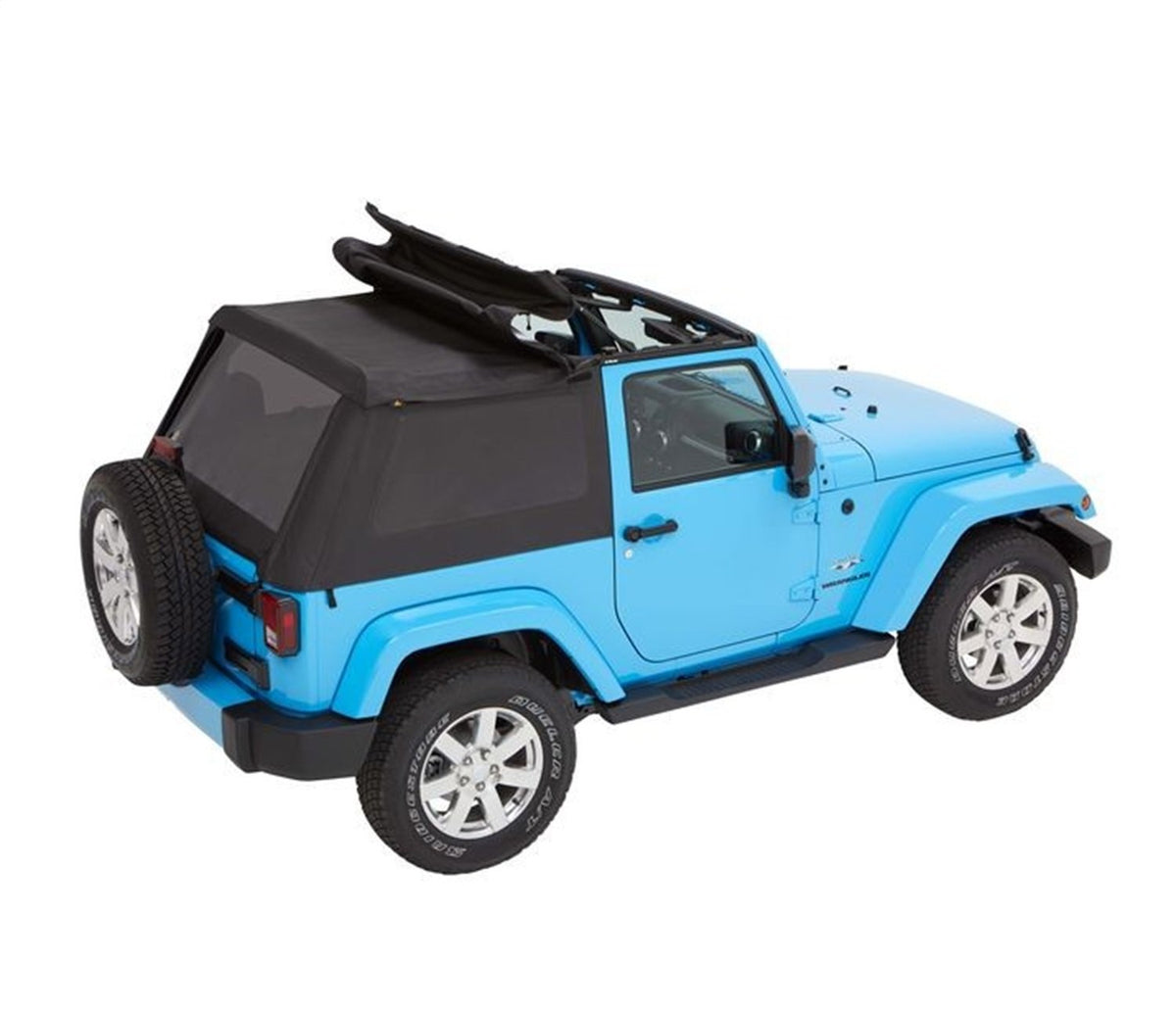 Bestop Trektop Black Diamond 5685235 for Jeep Wrangler JK 2-Door 2007-2018