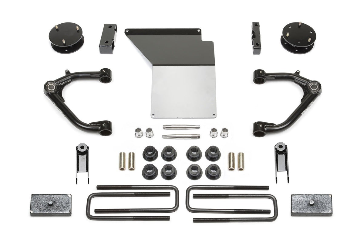 Fabtech K1098 Uniball UCA Lift System 4 in. Lift For Vehicles w/Magneride And Steel Suspension Uniball UCA Lift System