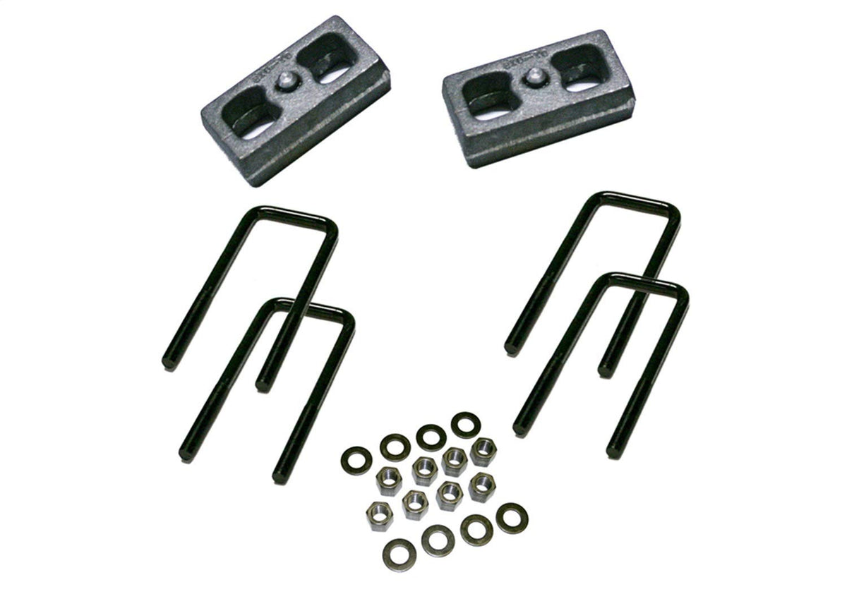 RealTruck SUPERLIFT SUSPENSION 2.5" Block Kit for Suburban/Blazer/Tahoe | Rear Lift Blocks, U-Bolts, & Hardware | 3297 | Fits 1988-1998 GM 1500 Pickup; 1992-1999 1500 Suburban / Blazer / Tahoe