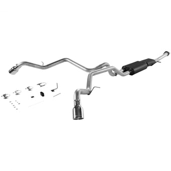 compare product Flowmaster 17342 American Thunder Cat-Back Exhaust Kit 3 Inch Aluminized Steel 2.5 Inch Tailpipes 3 Inch Polished Tips Compatible with 2001-2006 Chevy Suburban Avalanche GMC Yukon XL 1500 5.3L