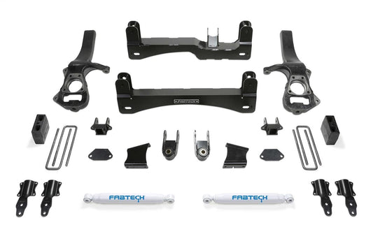 Fabtech K1150 Basic Lift System w/Shocks 6 in. Lift w/Rear Performance Shocks Basic Lift System w/Shocks