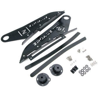 compare product ZROADZ Front Roof LED Mounting Bracket - Compatible w/ 2007-2013 Chevrolet Silverado 1500 - to Mount (1) 50 Inch or Similar Style Straight LED Light Bar (Not Included) - PN #Z332151