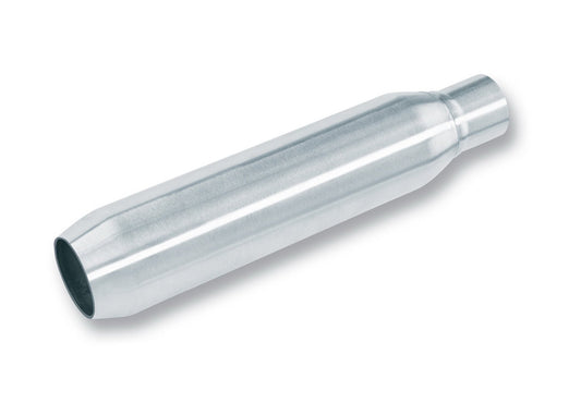 BORLA 40641 XR-1 Multicore Bullet XR-1 Multicore Bullet Racing Muffler - 2.5" Center Inlet/ 2.5" Center Outlet (no neck) 3.5" Round x 14" Long Body 16.75" Overall Length. Universal Part.