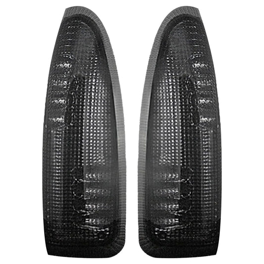 Recon Fits 03-07 Super Duty & Excursion Premium LED Side Mirror Lights Ultra Bright Amber Running Lights & Turn Signals - SMOKED LENS