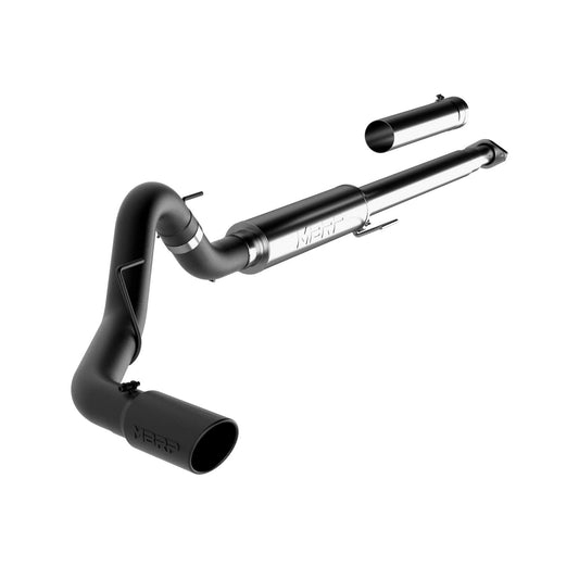 MBRP S5259BLK Black 4" Single Cat Back
