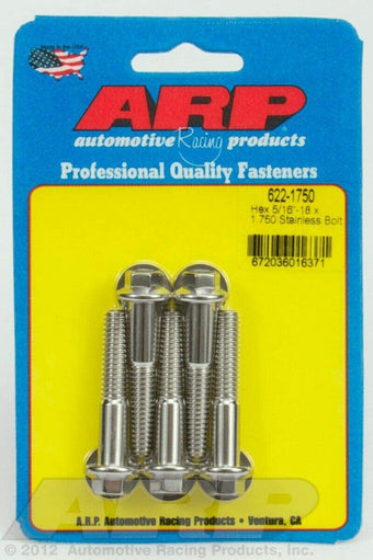 compare product 5/16-18 x 1.750 Hex SS Bolt