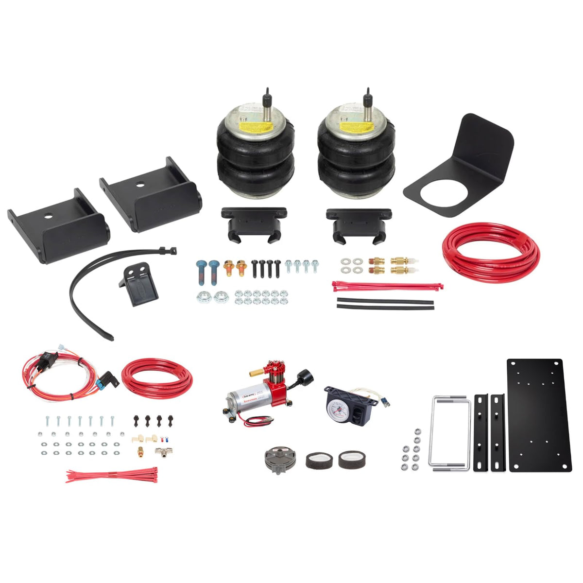 Firestone Airide 2887 All-In-One Analog Rear Analog Air Helper Spring Kit fits 2019-2026 Silverado 1500 & Sierra 1500 | Provides Onboard Air Control for Effortless Load Leveling