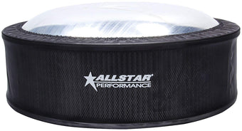 compare product Allstar Performance Allstar PerformanceAir Filter Wrap, Pre Filter, 14 in OD, 4 in Tall, Polyester, Black, Allstar 14 in Washable Filters, Each