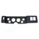 AUTO METER 2133 Direct Fit Gauge Mount (3 3/8" x2, 2 1/16" x4), Black