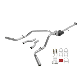 compare product Flowmaster 17473 American Thunder Cat-Back Exhaust Kit Dual 2.5 Inch Aluminized Steel 3 Inch Stainless Tips Compatible with 1993-1995 Chevy Silverado GMC Sierra K1500 5.0L 5.7L Extended Cab Short Bed