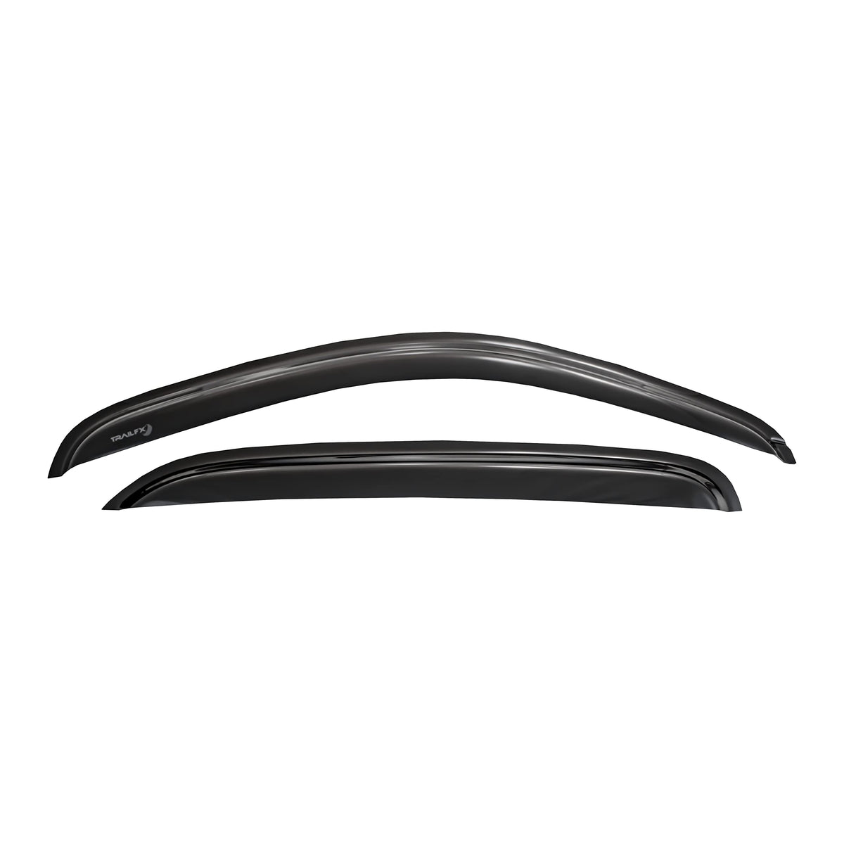 Trailfx Rainguard Window Vents for Chevrolet Silverado 1500 Standard Cab 2014-2018 Smoke Acrylic Low Profile Tape-On Side Two Piece Window Deflectors 2301XH