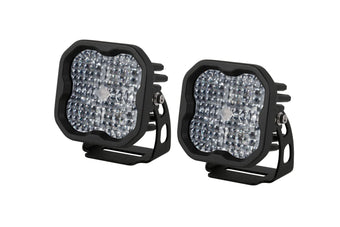 compare product Diode Dynamics SS3 SAE/DOT White Pro LED Pod (pair), Flood with Amber Backlight