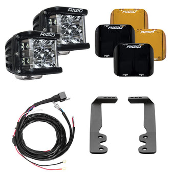 compare product Rigid 46808 A-Pillar LED Light Mount Kit, FITS 2022+ Tundra Includes D-SS (Side Shooters) Drive Optics with Amber and Black Covers