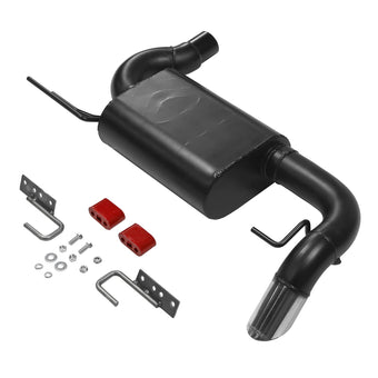 compare product Flowmaster 818121 American Thunder Axle-Back Exhaust System Stainless Single Exit