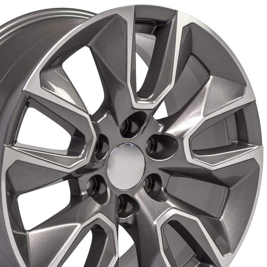 OE Wheels CV32 20x9 Gloss Gunmetal Machined 5916 6x139.7 Rim