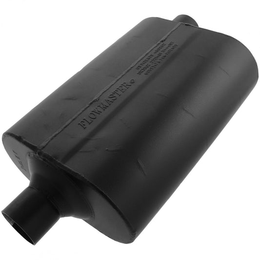 Flowmaster 952462 60 Delta Flow Muffler - 2.25 Center In and 2.25 Offset Out - Mild Sound
