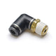 Ridetech 31954201 Male Swivel Elbow Push-to-Connect Tube Fitting Adapter, 1/4" Tube OD x 1/4" NPT Male