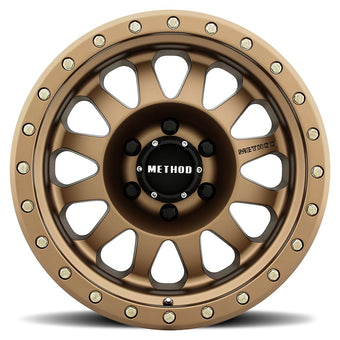 compare product Method Race Wheels MR304 Double Standard, 17x8.5, 0mm Offset, 6x5.5, 108mm Centerbore, Method Bronze, MR30478560900