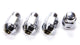 Gorilla Automotive 41147B Acorn Bulge Seat Lug Nuts (14mm x 1.50 Thread Size)