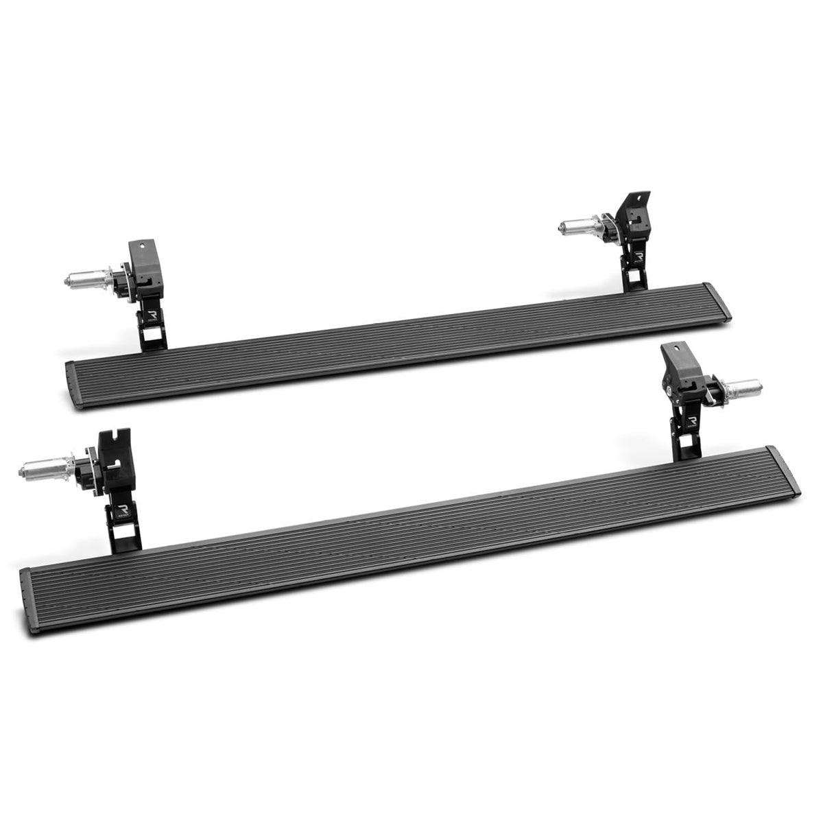 RealTruck AMP Research PowerStepXTreme Retractable Electric Truck Steps with LED Step Lights & Dual Motors | Fits 2007 - 2018 Jeep Wrangler JK (4-Door) | 78122-01A