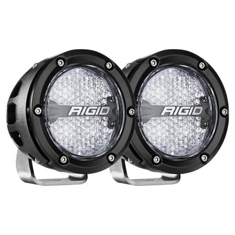 compare product Rigid Industries 360-Series PRO 4 Inch LED Light Pods Diffused with RGBW Backlight, Pair