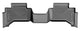 Husky Liners X-act Contour Floor Mats | Fits 2024-2026 Lexus GX550: 2024-2026 Toyota Land Cruiser (Fits Models Without Cool Box Console) | 3rd Row, 1-pc Black - 78381