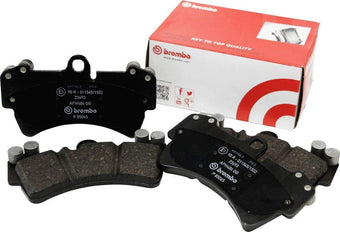 compare product Brembo P85153N Premium Ceramic Front Disc Brake Pad Set AUDI OE# 8W0698151Q