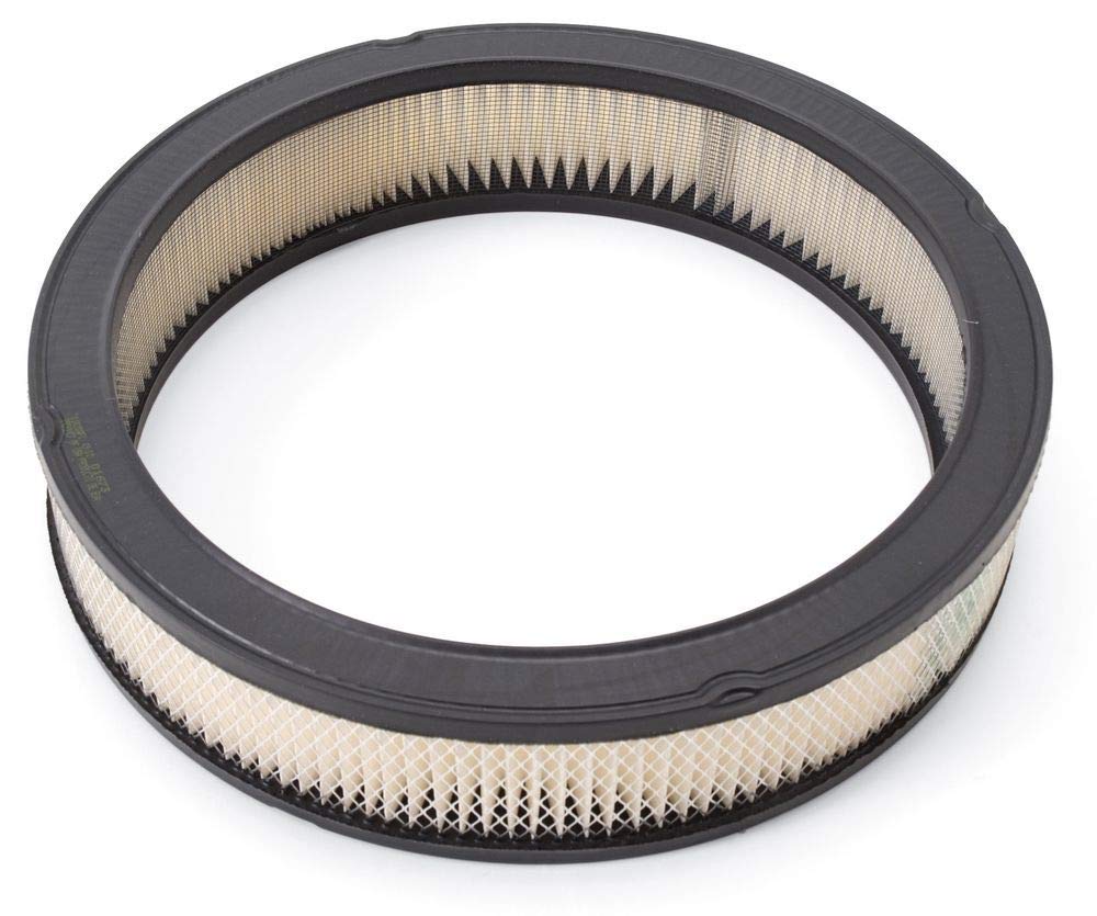 Edelbrock 1217 Round Air Filter Element, Multi, One Size