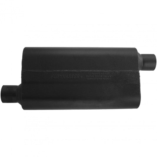 Flowmaster 842553 50 Delta Muffler 409S - 2.50 Offset In and 2.50 Offset Out - Moderate Sound