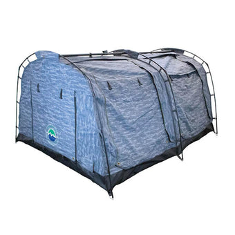 compare product Overland Vehicle Systems XD Khumbu 2 Swag Ground Tent, Grey Body and Black Rainfly - with Internal LED Lighting - Interior Black Out Technology - 320G Rip Stop Material - Mattress Included