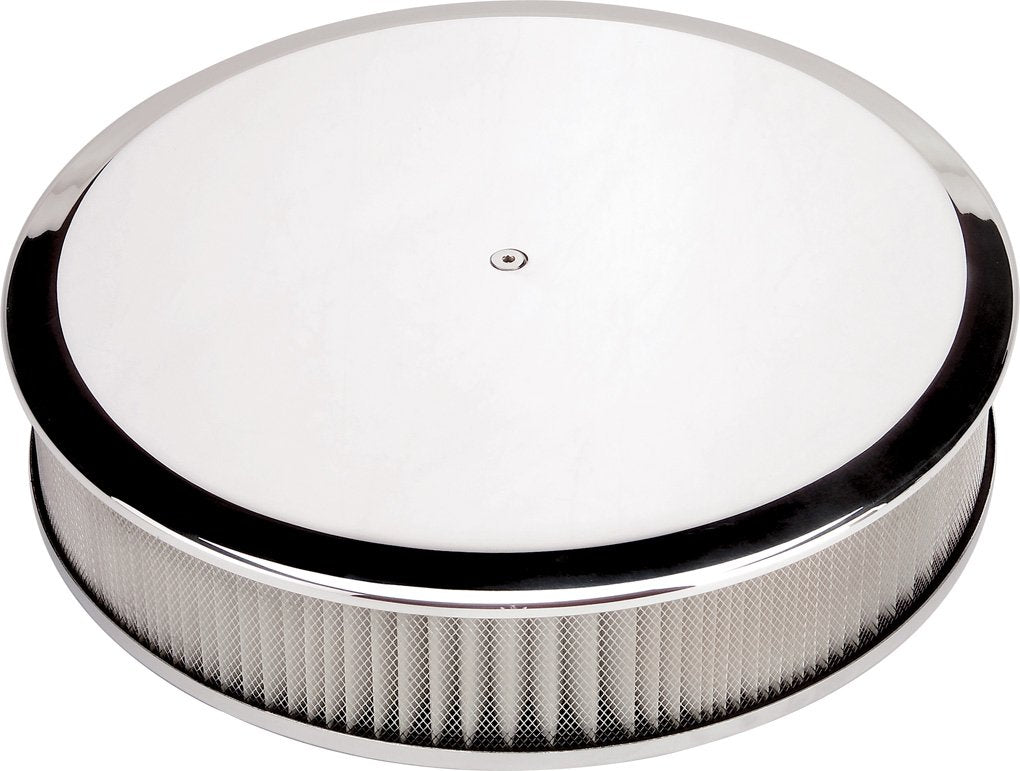 Billet Specialties 15829 14" Round Plain Billet Air Cleaner