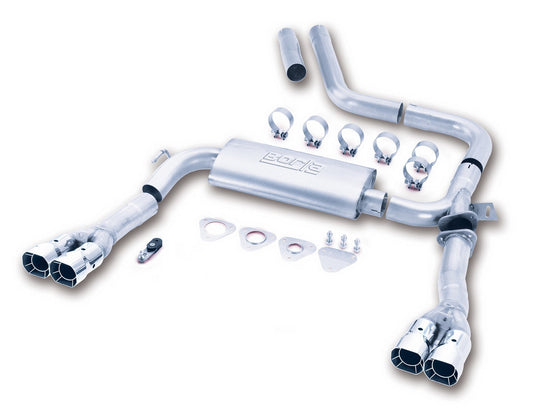 BORLA 14780 Cat-Back Performance Exhaust System for 1998-2002 Chevrolet Camaro SS/Camaro Z28/ Pontiac Firebird/Trans-Am 5.7L V8 Automatic/Manual Transmission Coupe/Convertible.