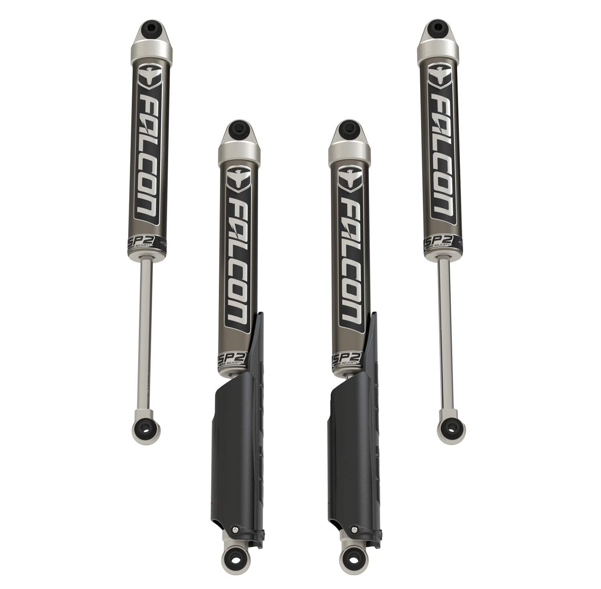 JT Falcon SP2 2.1 Monotube Shocks (0-1.5” Lift)
