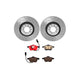 Brembo KT Series Premium Brake Kit (KTX0093) for Audi A4 2002-2006, A4 Quattro 2002-2006, A6 1998-2004, A6 Quattro 1998-2004 | High-Performance Brake Pads & Rotors | Direct OE Replacement