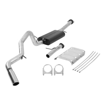 compare product Flowmaster 17344 Force II Cat-Back Exhaust Kit 3 Inch Aluminized Steel 3.5 Inch Polished 304 Stainless Steel Tip Compatible with 2000-2006 Chevy Tahoe GMC Yukon 4.8L 5.3L