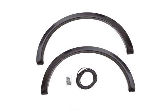 Lund SX313S Elite Series Black Sport Style Standard Front and Rear Fender Flare - 4 Piece