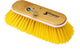 Shurhold 985 10 Inch Medium Bristle Brush, Deck Brush with Yellow Polystyrene Bristles